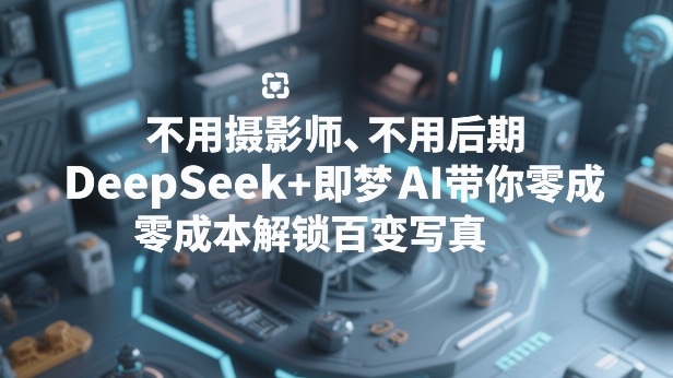 不用摄影师、不用后期，DeepSeek+即梦AI带你零成本解锁百变写真！-网赚项目平台
