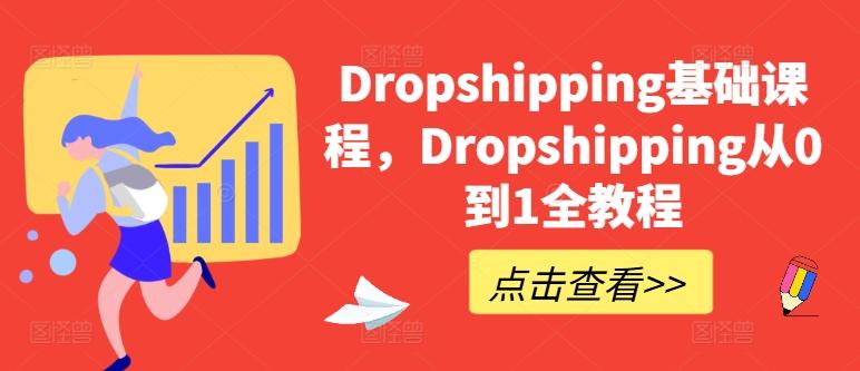 Dropshipping基础课程，Dropshipping从0到1全教程-网赚项目平台
