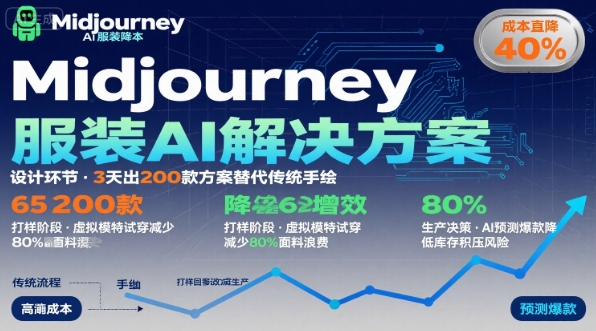 AI在服装领域的运用，使用midjourney做服装辅助企业降低成本-网赚项目平台