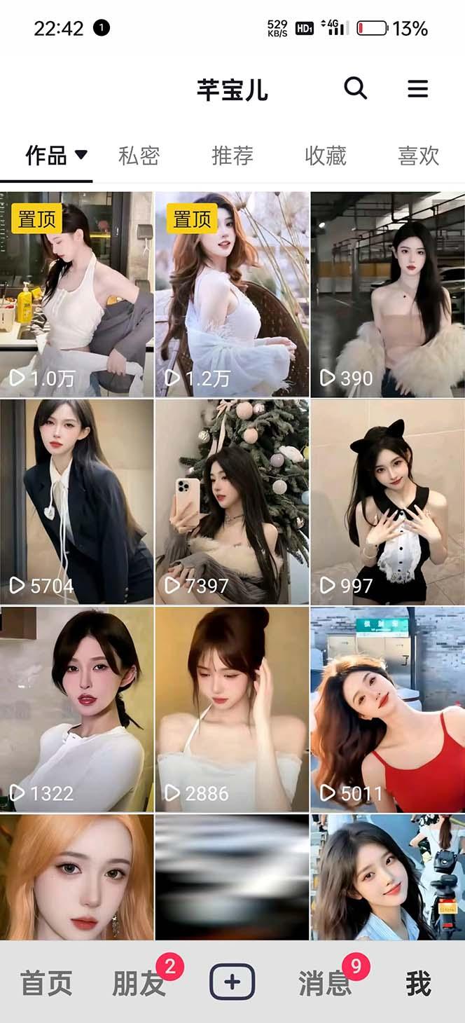 图片[2]-利用AI美女视频引粉，单号日引2000+，新手也能干(教程+软件)-网赚项目平台