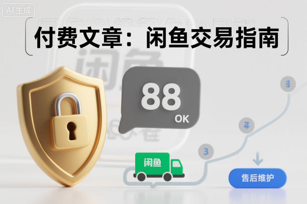 付费文章:闲鱼交易指南,怎么才能降低被坑被马扁的概率-网赚项目平台