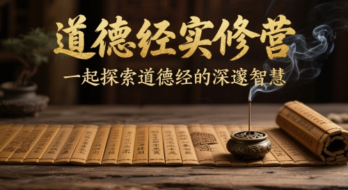 道德经实修营，一起探索道德经的深邃智慧-网赚项目平台