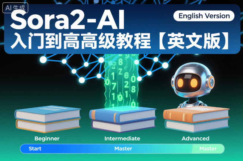 Sora2-AI入门到高级教程【英文版】-网赚项目平台