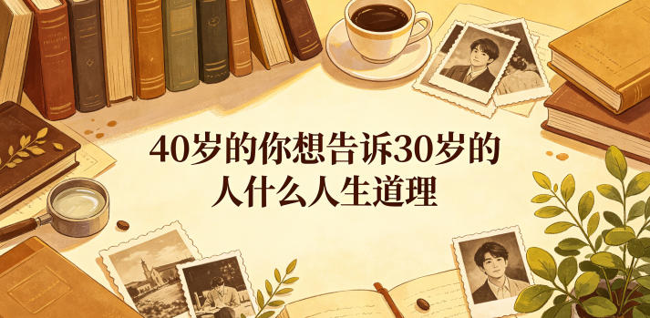 公众号付费文章：40岁的你想告诉30岁的人什么人生道理？-网赚项目平台