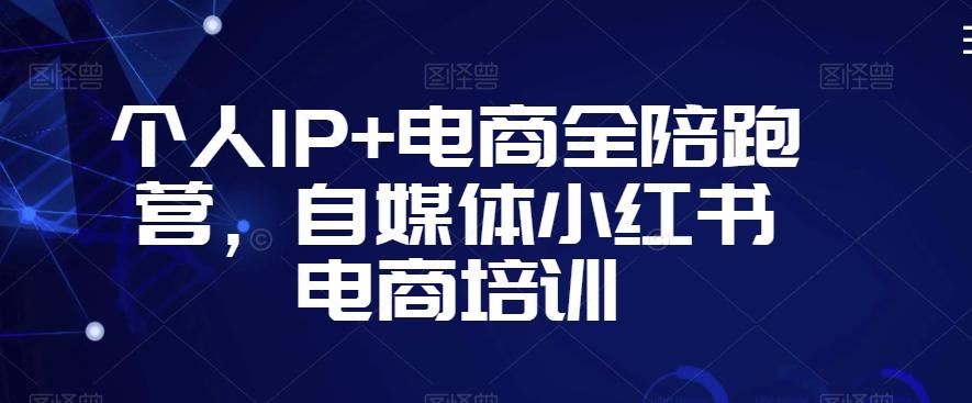 个人IP+电商全陪跑营，自媒体小红书电商培训-网赚项目平台