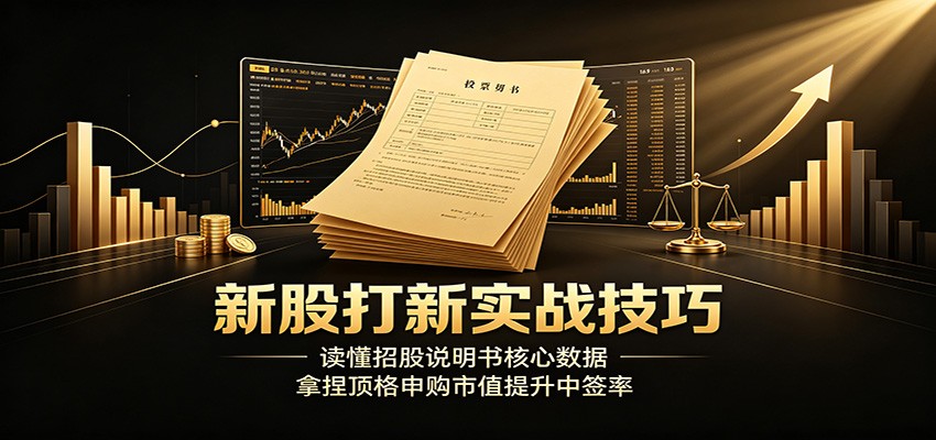 新股打新实战技巧:读懂招股说明书核心数据,拿捏顶格申购市值提升中签率-网赚项目平台