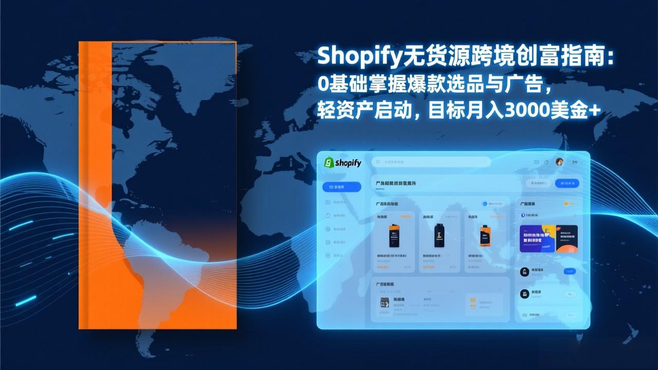 Shopify爆款打法实战：从选品到广告投放，复制爆款模型，驱动独立站月销售额破万刀-网赚项目平台