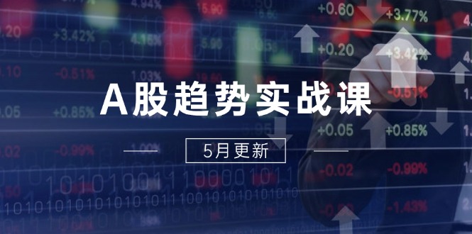 A股趋势实战课：主力动向+政策红利，2025全年策略5月更新-网赚项目平台