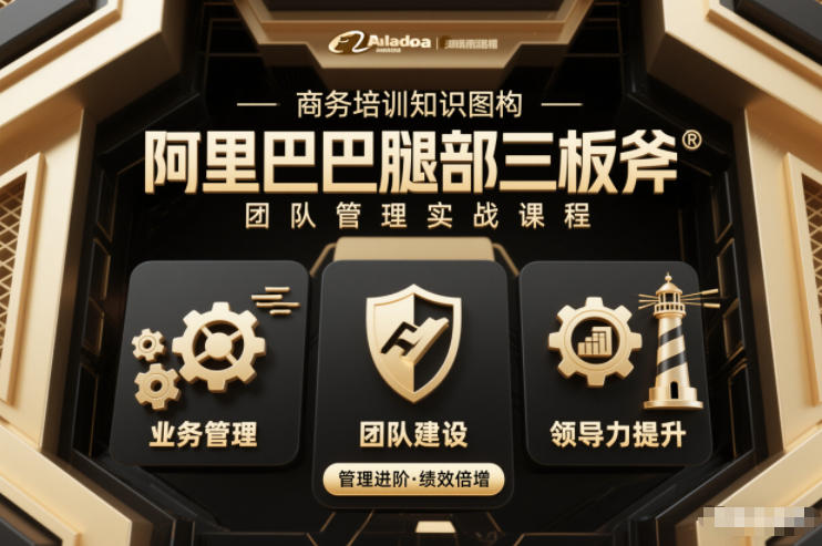 团队管理必学课程系列，阿里巴巴“腿部三板斧”-网赚项目平台