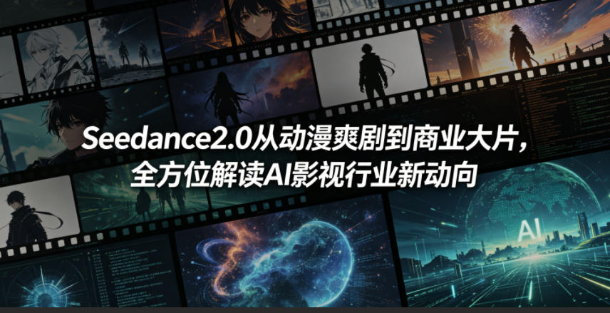 Seedance2.0从动漫爽剧到商业大片，全方位解读AI影视行业新动向-网赚项目平台