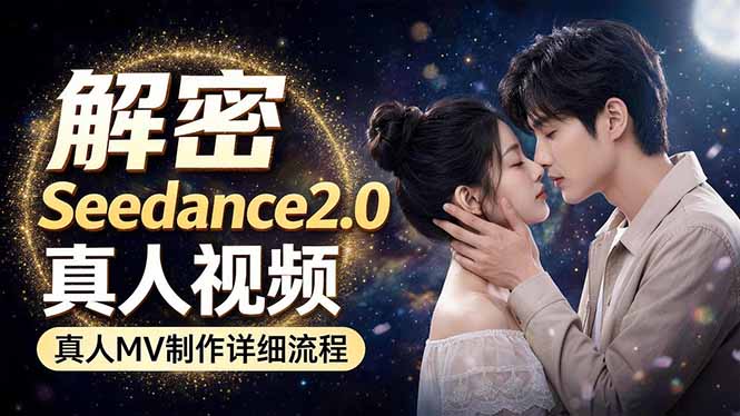 Seedance 2.0电影级真人 MV全流程拆解：提示词、运镜、粒子特效，手把手实操-网赚项目平台