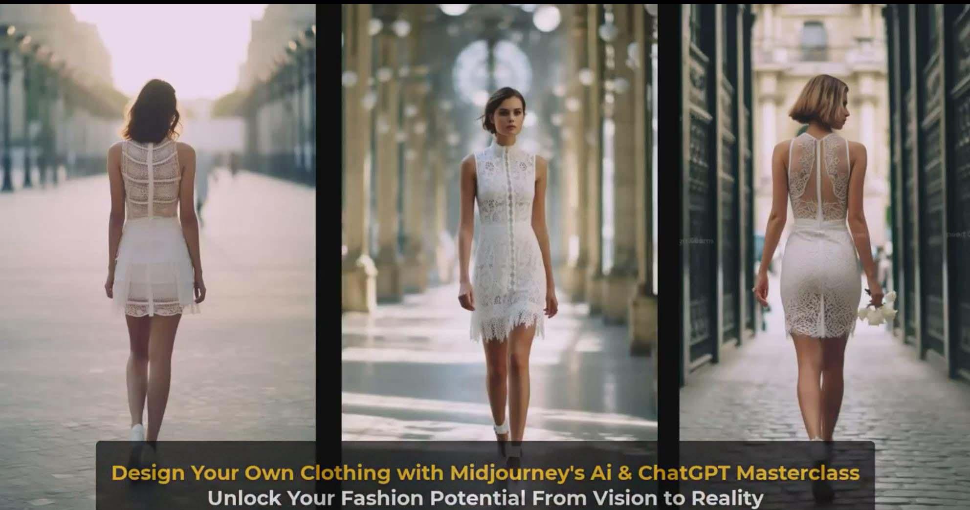 图片[2]-利用 Midjourneys Ai 人工智能设计自己的服装AI大师班-10节课-中英字幕-网赚项目平台