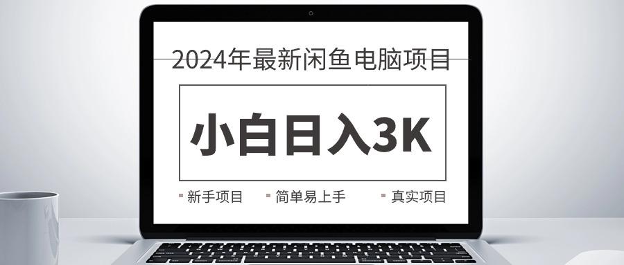 2024最新闲鱼卖电脑项目，新手小白日入3K+，最真实的项目教学-网赚项目平台