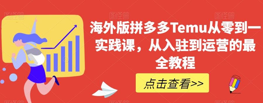 海外版拼多多Temu从零到一实践课,从入驻到运营的最全教程