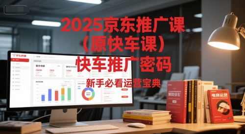 2025京东推广课(原快车课)解锁京东快车推广密码，新手必看运营宝典-网赚项目平台