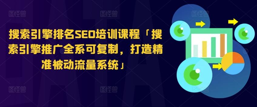 搜索引擎排名SEO培训课程「搜索引擎推广全系可复制，打造精准被动流量系统」-网赚项目平台