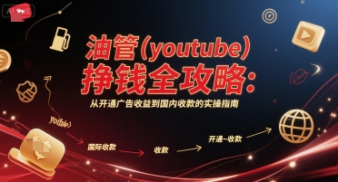 油管(youtube)挣钱全攻略：从开通广告收益到国内收款的实操指南-网赚项目平台