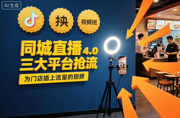 同城直播实操班4.0,三大平台抢流,为门店插上流量的翅膀-网赚项目平台