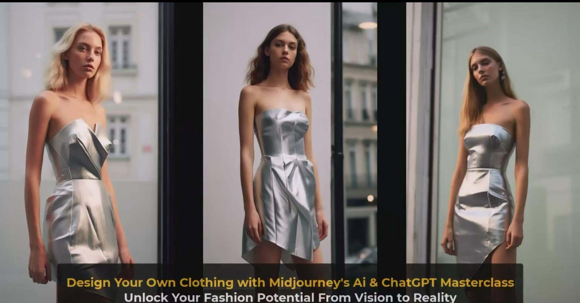 图片[8]-利用 Midjourneys Ai 人工智能设计自己的服装AI大师班-10节课-中英字幕-网赚项目平台