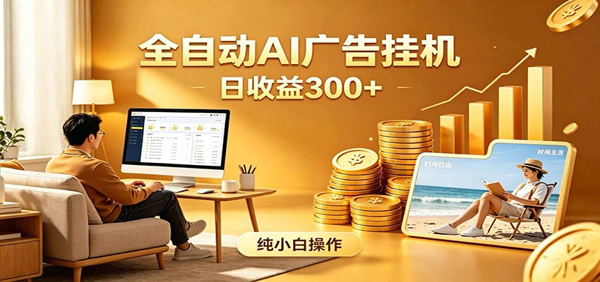AI风口项目,全程解放双手,后台自动运行赚取收益,每天稳定收益300+-网赚项目平台