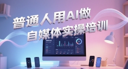 普通一个人用AI做自媒体，助你轻松开启AI自媒体创作之路-网赚项目平台