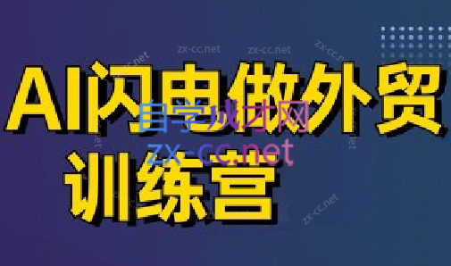 大卫·AI闪电做外贸训练营(更新5月)-网赚项目平台
