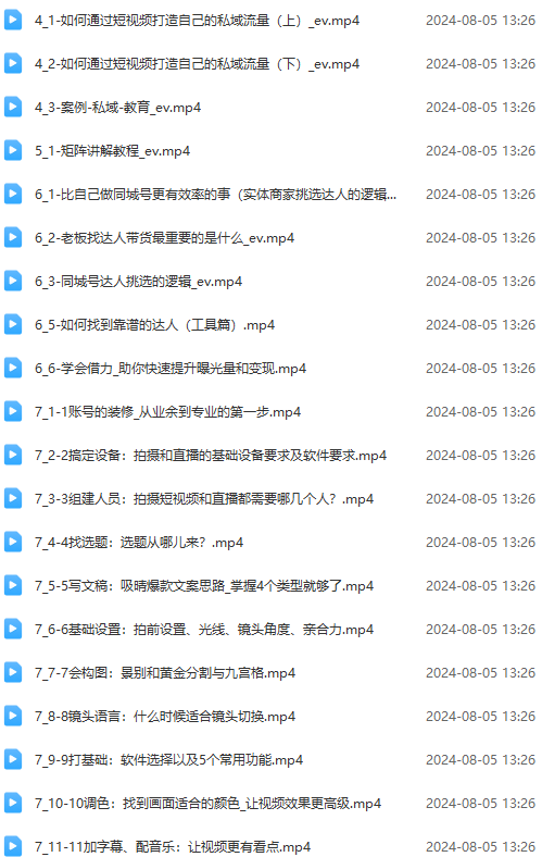 图片[2]-实体店老板获客特训营：认知、定位、文案、矩阵、直播、AI等(72节-网赚项目平台