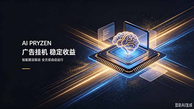 AI Pryzen 广告挂机｜24小时自动跑，日入300-500，新手零门槛-网赚项目平台