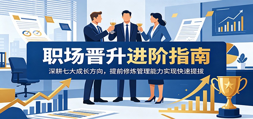 职场晋升进阶指南:深耕七大成长方向,提前修炼管理能力实现快速提拔-网赚项目平台