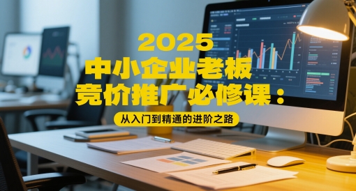 2025中小企业老板竞价推广必修课：从入门到精通的进阶之路-网赚项目平台