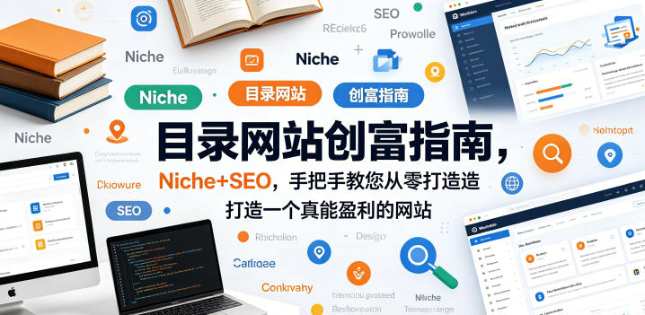 目录网站创富指南，Niche+SEO，手把手教您从零打造打造一个真能盈利的网站【原创双语字幕】-网赚项目平台
