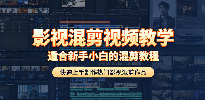 影视混剪视频教学，适合新手小白的混剪教程，快速上手制作热门影视混剪作品-网赚项目平台