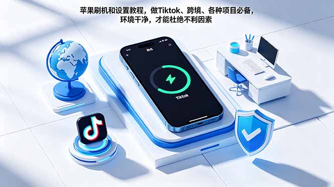 苹果刷机和设置教程,做Tiktok、跨境、各种项目必备,环境干净,才能杜绝不利因素-网赚项目平台