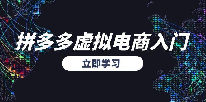 拼多多虚拟电商入门，精准选品方法论，无货源模式起盘技巧-网赚项目平台