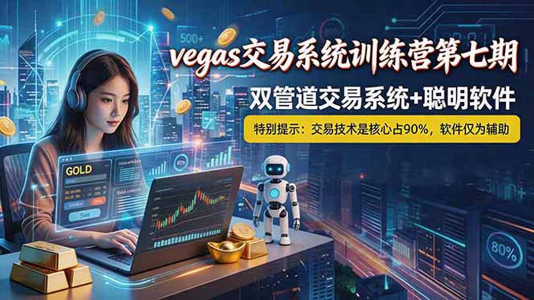 【海外美金AI搬砖】Vegas交易技术+聪明软件, 黄金期货日赚50-1000U, 长期稳定,小白轻松上手-网赚项目平台