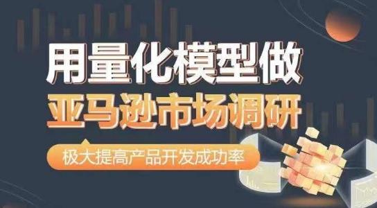 用量化模型做亚马逊市场调研，从数据出发，更高效更准确做判断，极大提高产品开发成功率-网赚项目平台