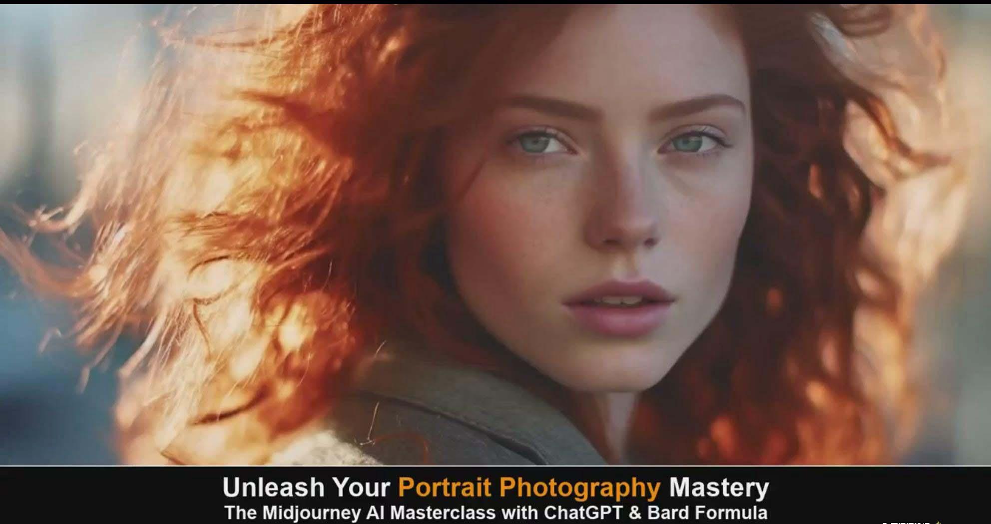 图片[2]-(9312期)Midjourney v5 ChatGPT 和 Bard AI人工智能人像摄影大师班-15节-中英字幕-网赚项目平台