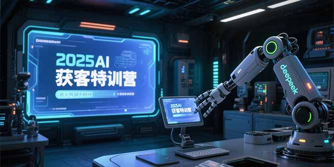 2025AI获客特训营，AI图文视频全制作，deepseek工具实操教学-网赚项目平台