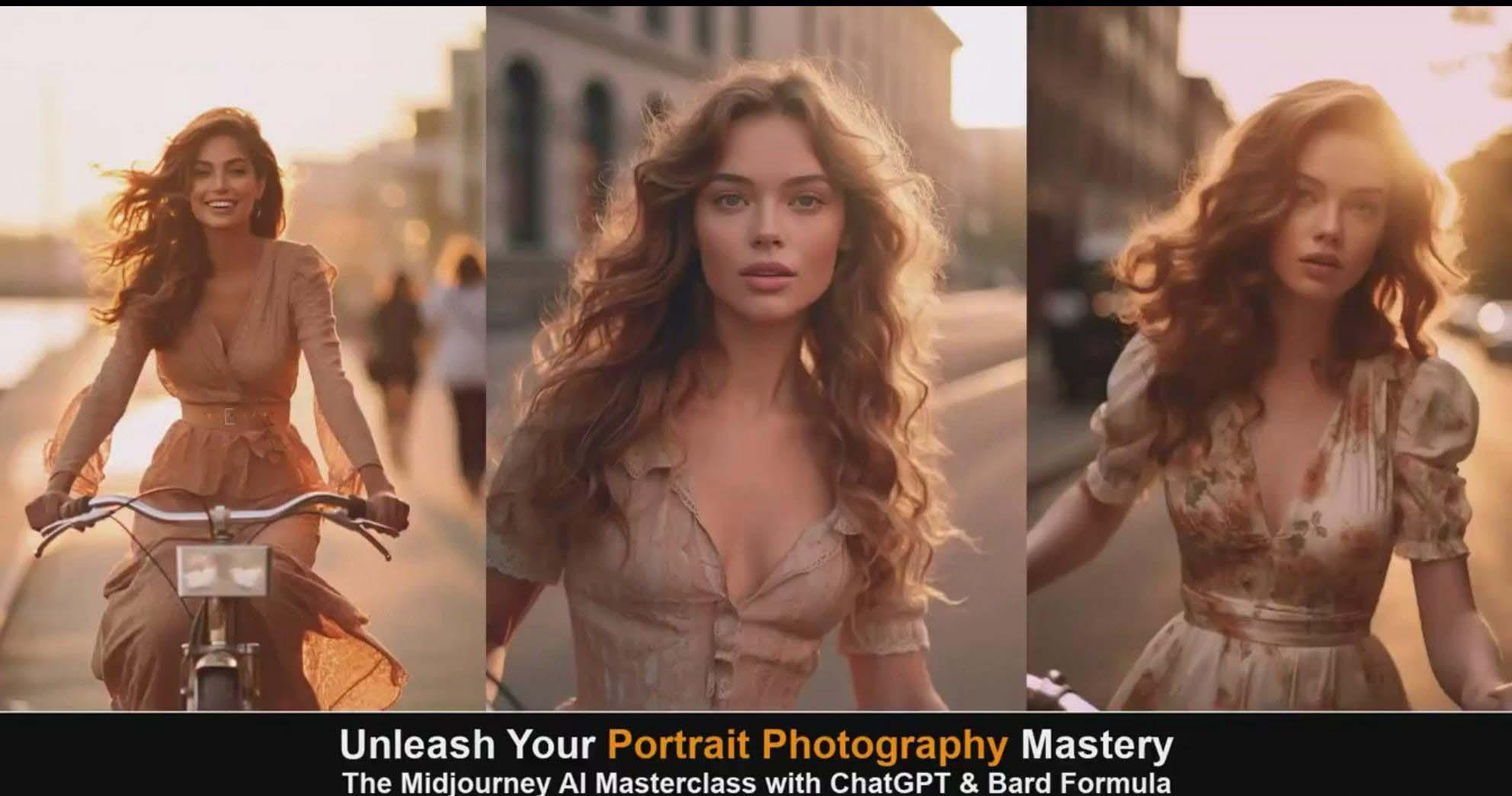 图片[4]-(9312期)Midjourney v5 ChatGPT 和 Bard AI人工智能人像摄影大师班-15节-中英字幕-网赚项目平台