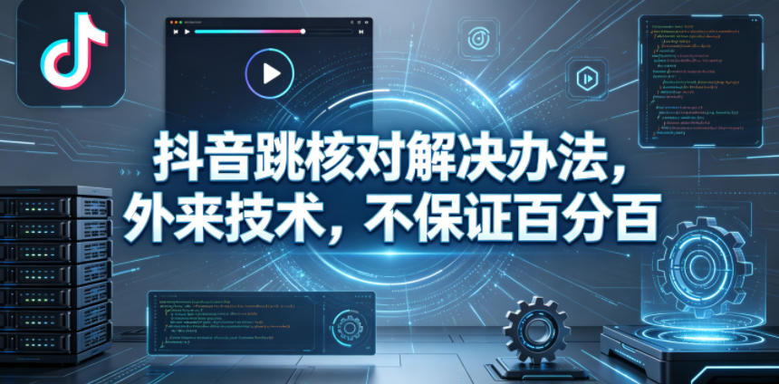 抖音跳核对解决办法，外来技术，不保证百分百-网赚项目平台