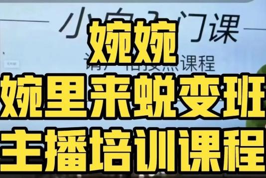 婉婉·婉里来蜕变班（主播课）全方位理解底层逻辑并灵活运用-网赚项目平台