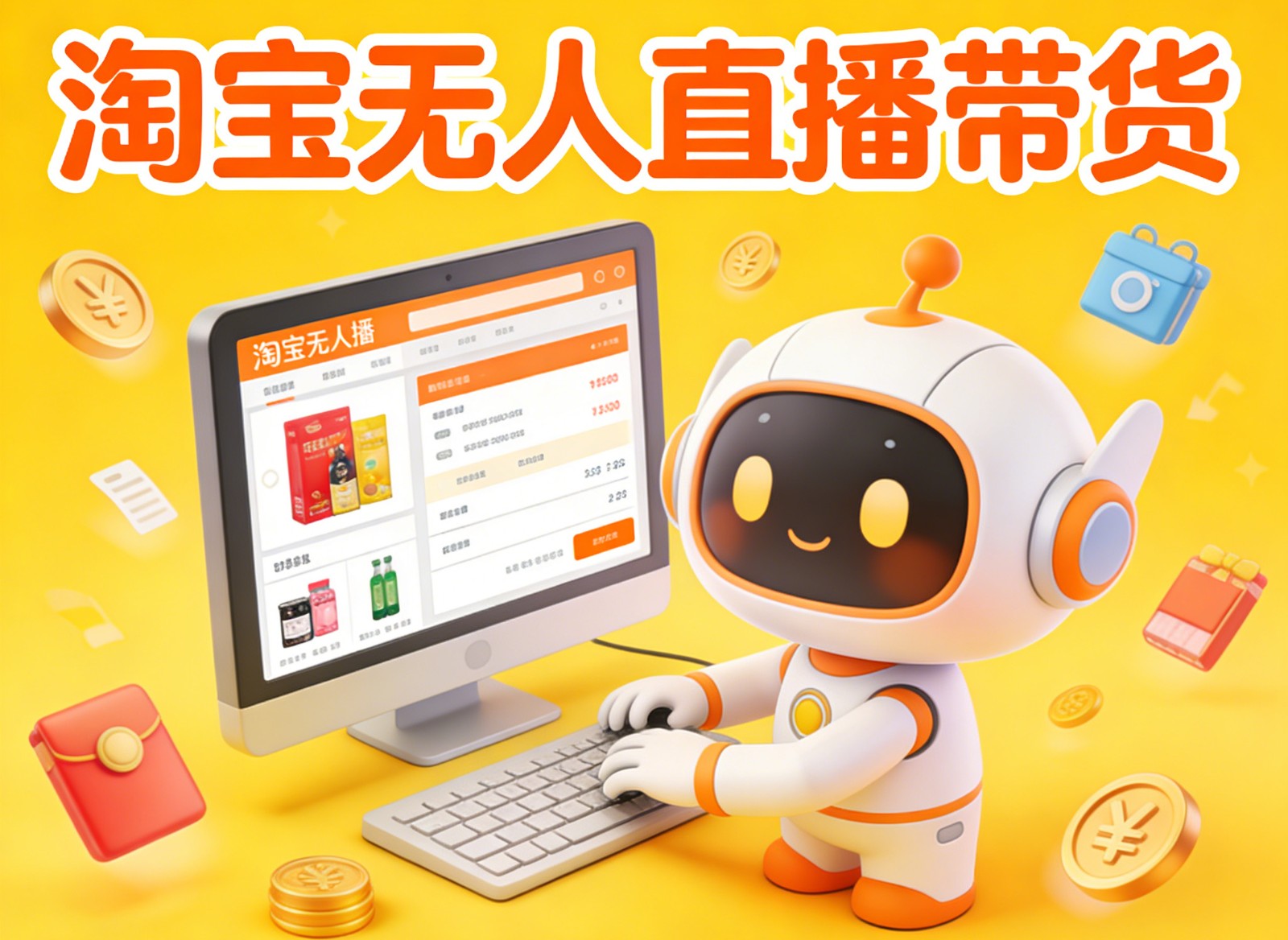 淘宝无人直播带货,24小时自动卖货,月佣金1W+,不违规不封号,不用露脸-网赚项目平台