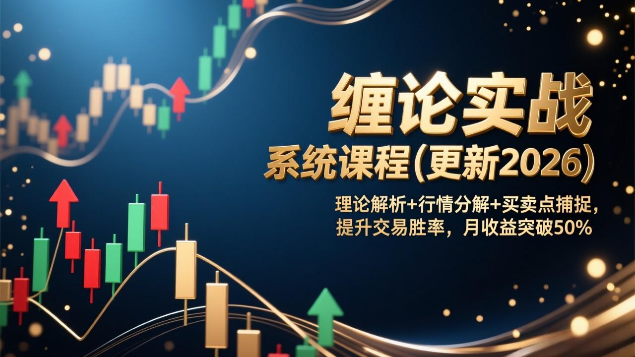 缠论实战系统课程(更新2026-网赚项目平台