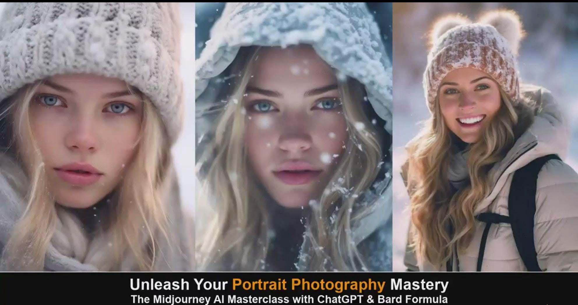 图片[5]-(9312期)Midjourney v5 ChatGPT 和 Bard AI人工智能人像摄影大师班-15节-中英字幕-网赚项目平台