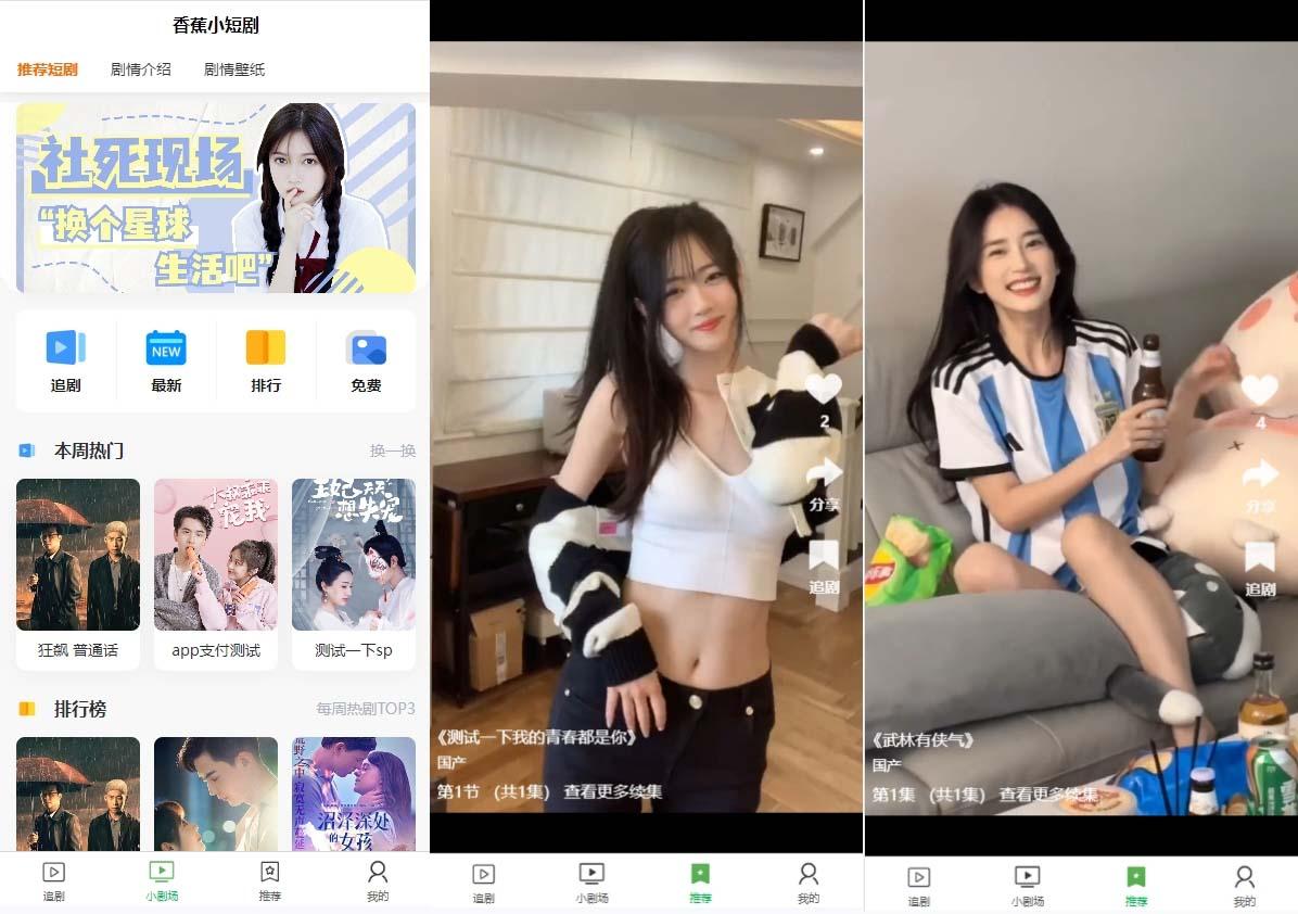 (8542期)小剧场短剧影视系统源码 全开源 带支付收益+会员机制+代理推广等模式【…-网赚项目平台