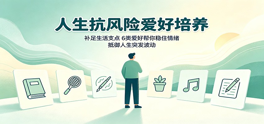 人生抗风险爱好培养:补足生活支点,6类爱好帮你稳住情绪,抵御人生突发波动-网赚项目平台